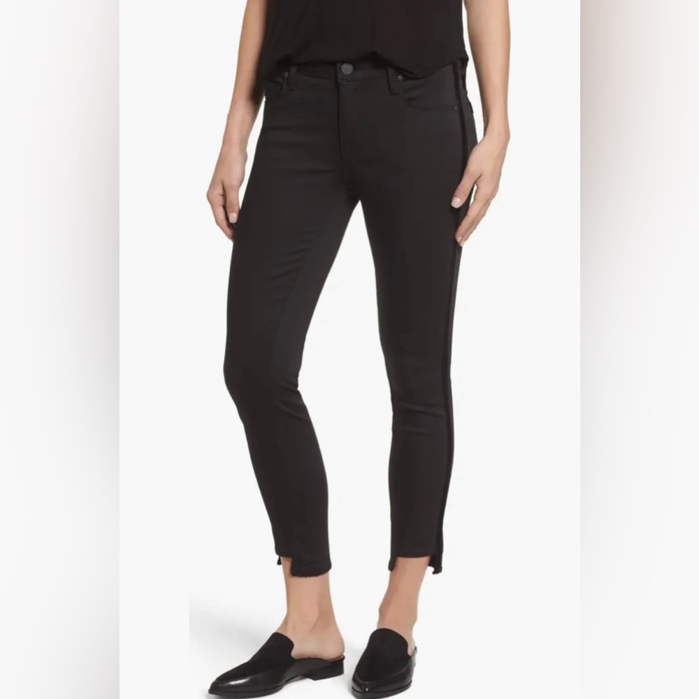 Parker Smith Twisted Tuxedo Crop Skinny Jeans